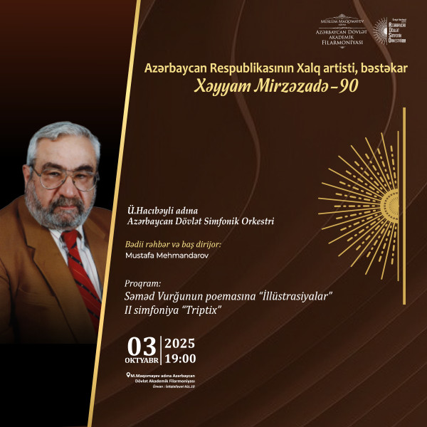 Azərbaycan Respublikasının Xalq artisti, bəstəkar Xəyyam Mirzəzadə - 90