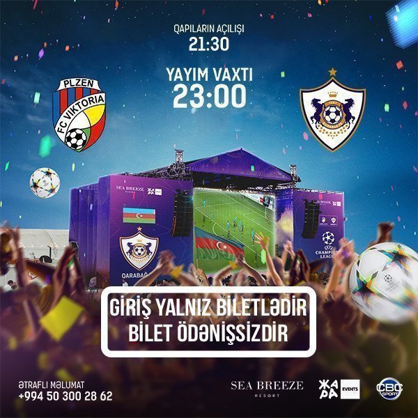 FC Viktoria Plzeň - Qarabağ FK CANLI YAYIM