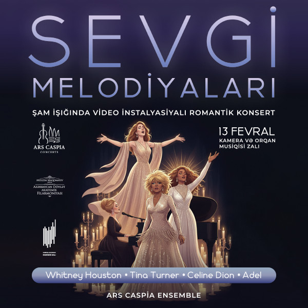 Legendary melodies of love: romantic сandlelight concert with video installations. Ars Caspia Ensemble