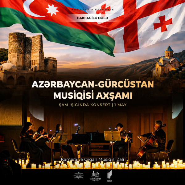 An evening of Azerbaijani-Georgian music. Candlelight concert. Ars Caspia Ensemble