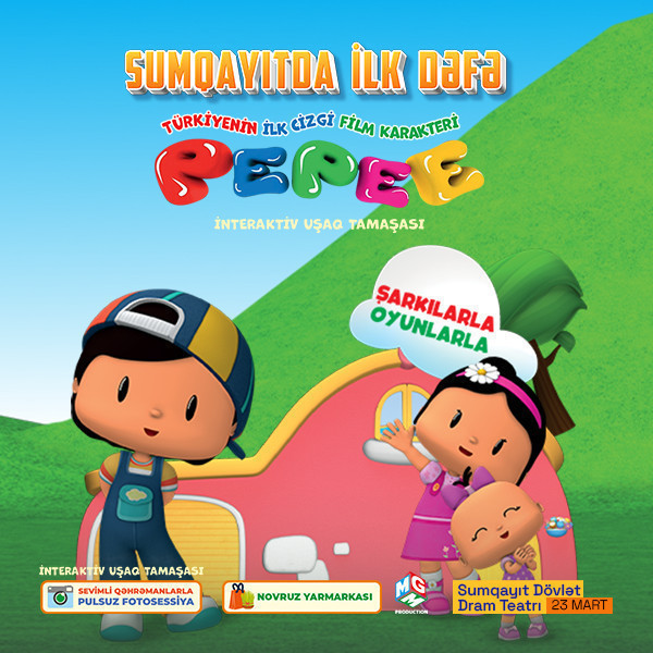 Впервые в Сумгаите " PEPEE Şarkılarla Oyunlarla "