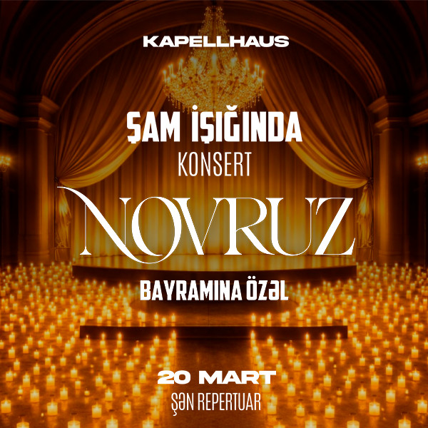 Şam işığında konsert Novruz bayramına özəl