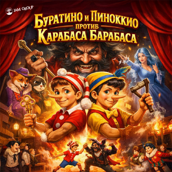 Buratino və Pinokkio Karabas-Barabasa qarşı. Teatral Tamaşa