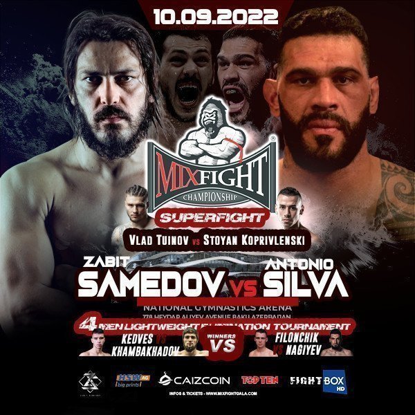ZABIT SAMEDOV  vs ANTONIO SILVA