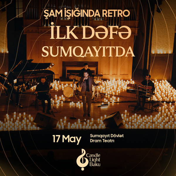 Şam işığında Retro gecəsi Sumqayıt l Candlelight Baku