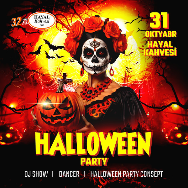 Halloween night party