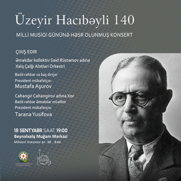 Milli musiqi gününə həsr olunmuş konsert