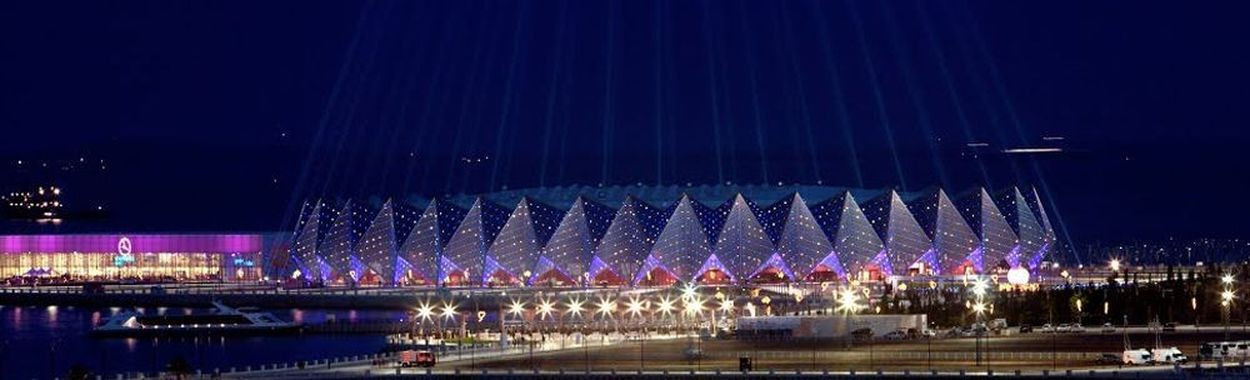 Baku Crystal Hall and Seaside Boulevard